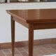 Extendable dining table in teak, tapered legs, 1960s.