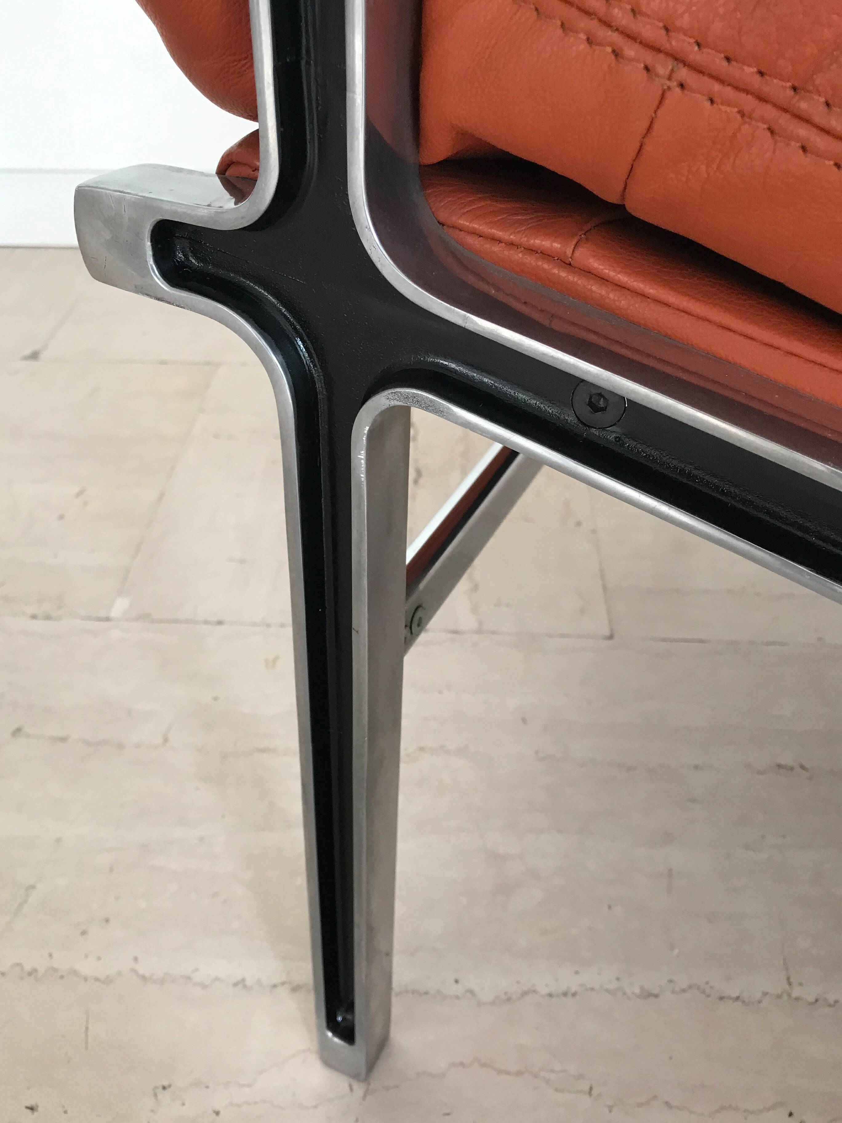 Andre Vandenbeuck for Strassle International armchairs model Aluline, Switzerland 1960s