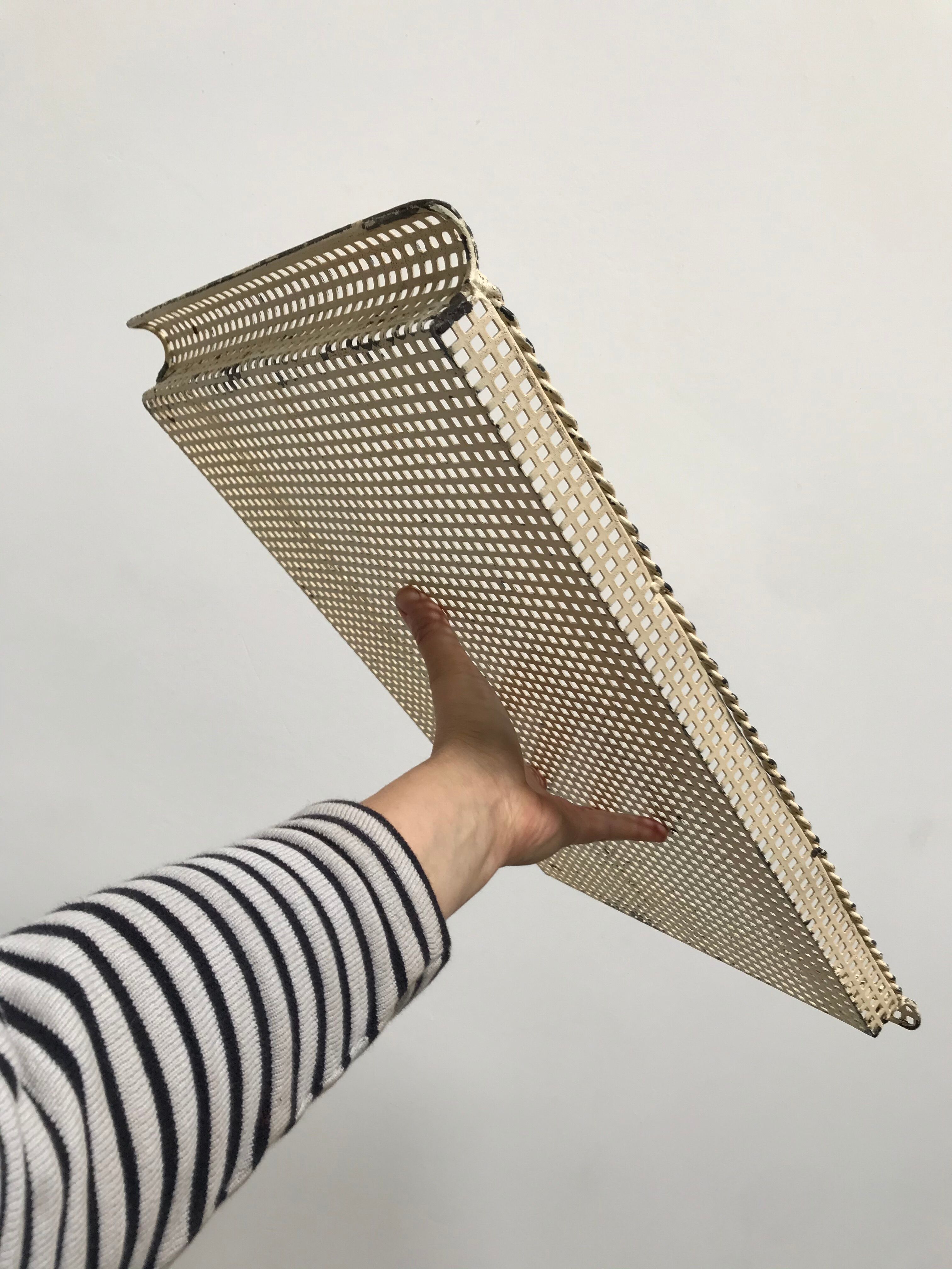 Mathieu Mategot perforated sheet metal tray