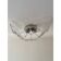 Contemporary Hammered Strips ”Listelli” Murano Glass Wall Sconce