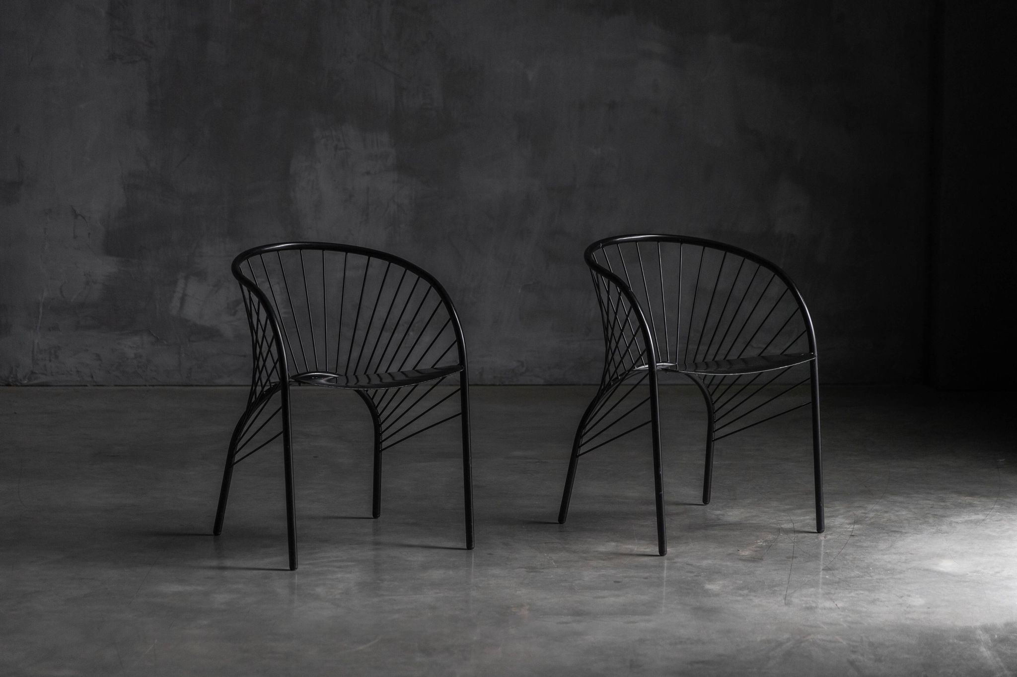 "Lizzie" chairs by Regis Portier for Paolo Pallucco, Italy, 1980s