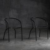 "Lizzie" chairs by Regis Portier for Paolo Pallucco, Italy, 1980s