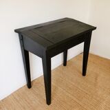 Old black desk