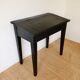 Old black desk