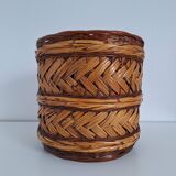Cache pot en osier