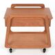 Sika Mobler sewing trolley, teak, Denmark, vintage, 1960s