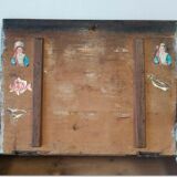 Old desk console entrance cabinet