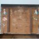 Bureau ancien pupitre console meuble d'entrée