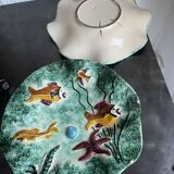 Pair of ceramic plates 50s/60s