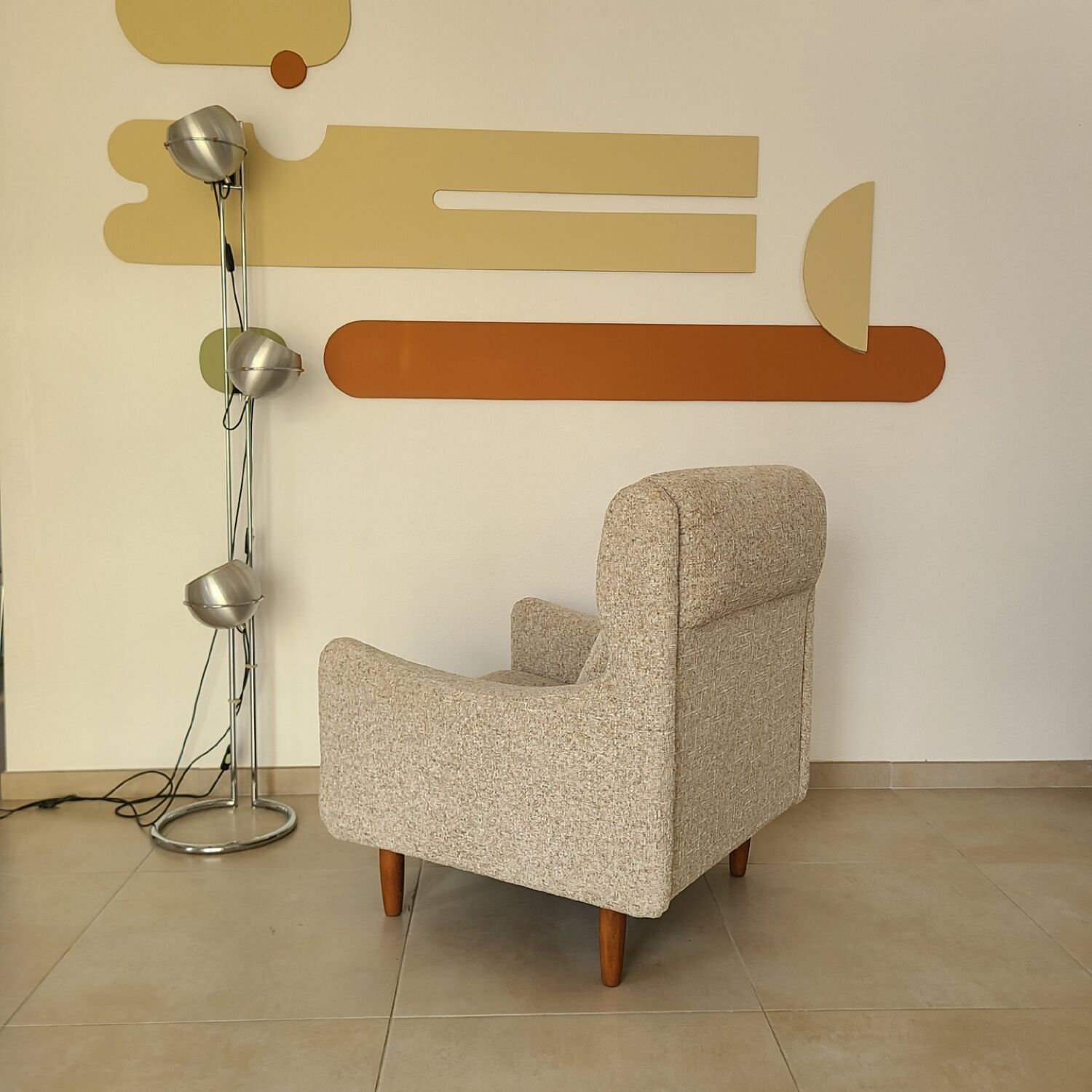 FS116 armchair called Dachshund design Michel Mortier edition Steiner vintage