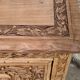 Carved solid Padouk chest of drawers 1950
