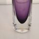 Vase scandinave sommerso violet 1960