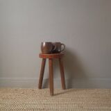 Vintage stoneware ceramic mugs handcrafted Scandinavian country decoration tea cups