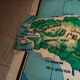 Physical map of France Kaeppeln