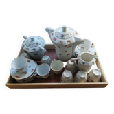 Service à café ancien en porcelaine fine Limoza