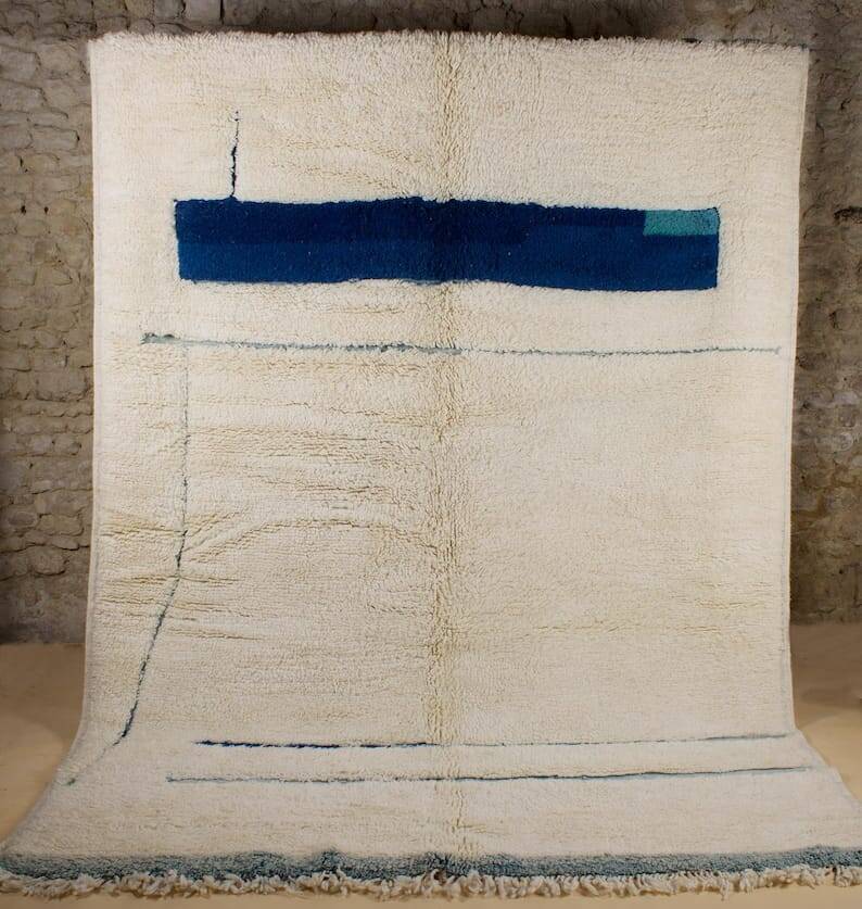 Berber rug in pure natural wool size 150 x 250 cm