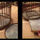 18th century brass Parrot cage
