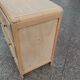 Vintage commode with tapered legs.
