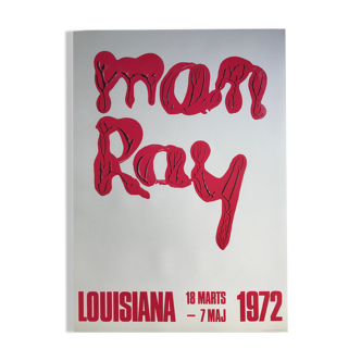 Original poster of Man RAY, Louisiana Museum, 1972 (New edition)