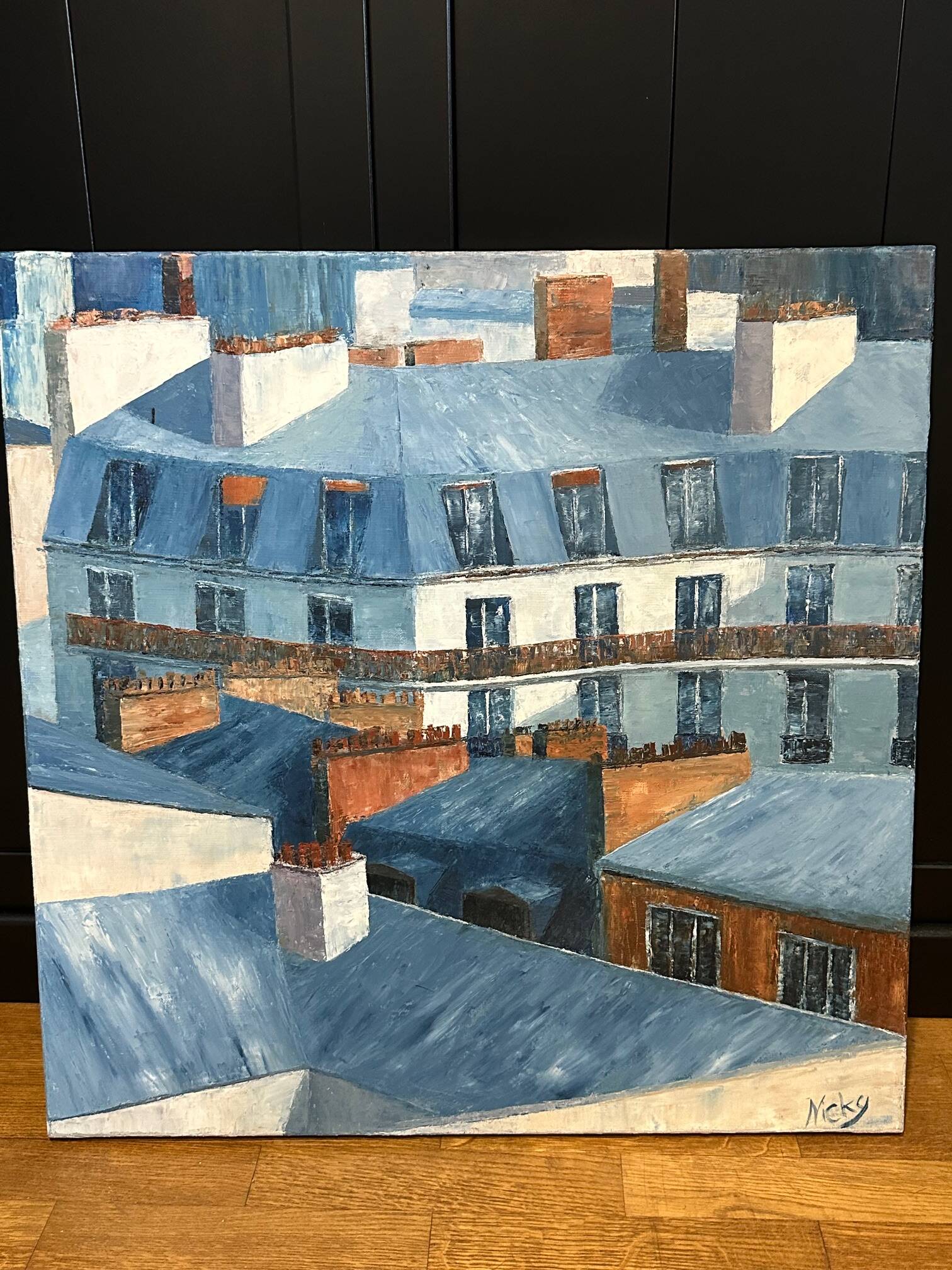 The rooftops of Paris