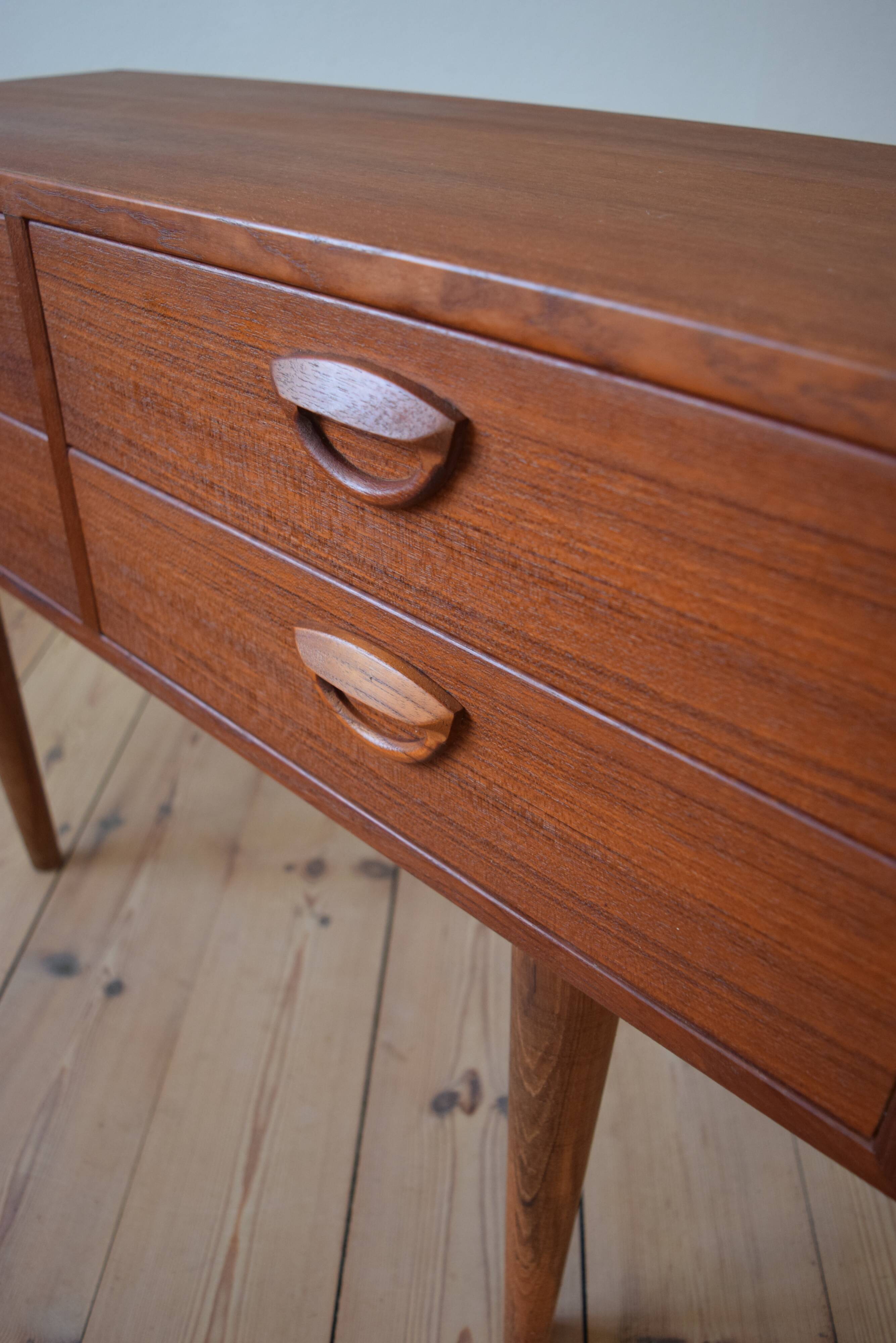 Danish Mid Century Kai Kristiansen Teak Console/Entry Chest, 1960s