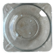 Small square ashtray Duralex Saint Gobain France