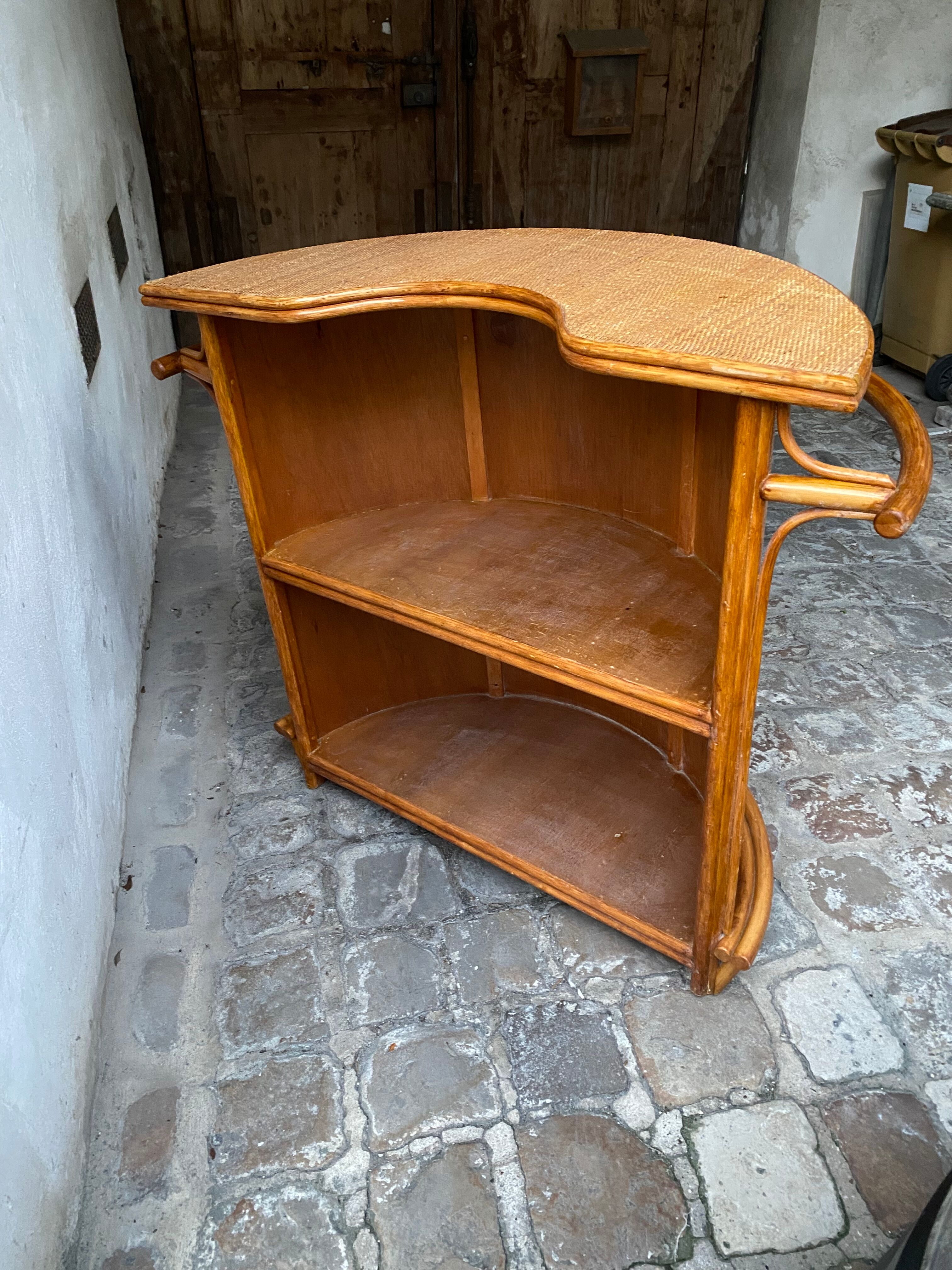 Bamboo and rattan bar furniture