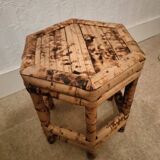 Bamboo side table