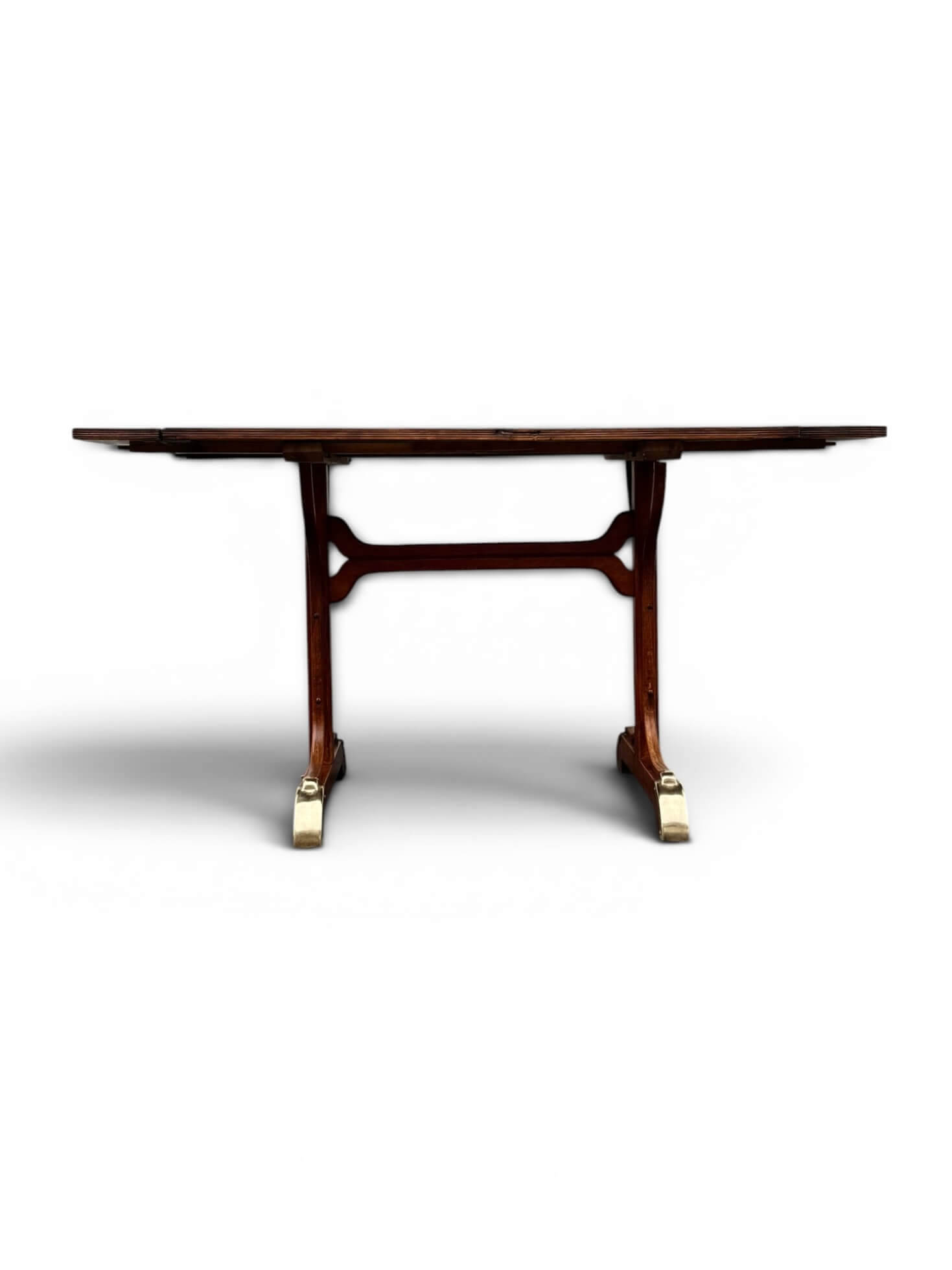 Old Thonet bistro table with drop-leaves.