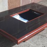 Signed coffee table (Jean Claude Mahey, 70s)