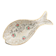 Ceramic ravier, fish shape, Sarreguemines