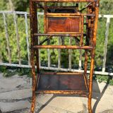 Natural Bamboo Magazine Racks, Stained, 19th Century Period