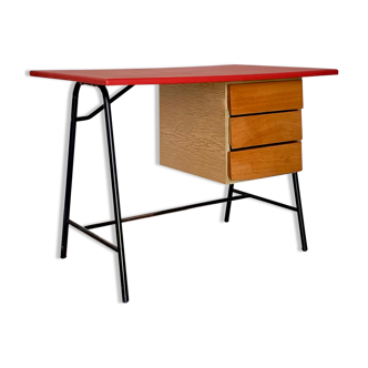 Vintage modernist desk foot compass