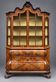 Antique Dutch display cabinet in Baroque style. 18th century.