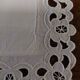 Old white cotton pillowcase 63 x 69 cm