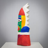 Group of unique vibrant sculptures by Clemens Briels, Netherlands 1990s
