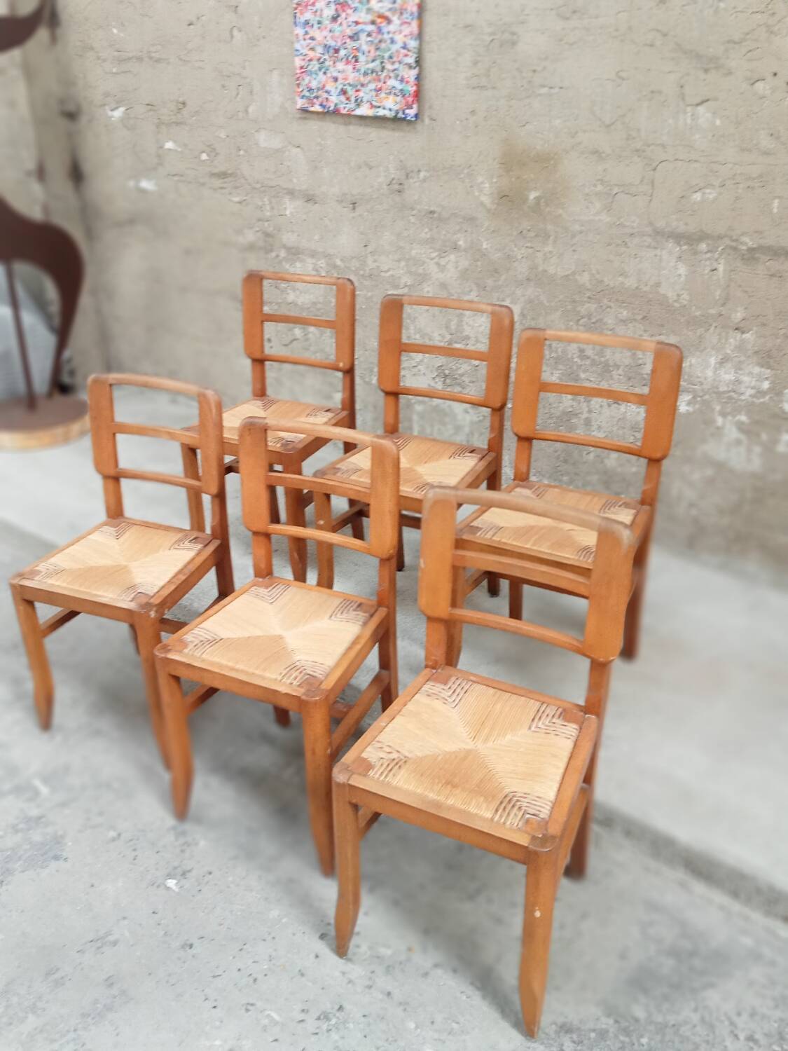 Pierre Cruege style chairs