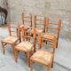 Chaises style Pierre Cruege
