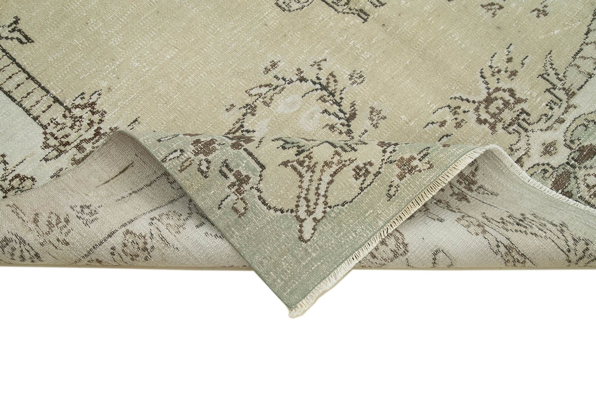 Handwoven One-of-a-Kind Anatolian Beige Carpet 194 cm x 295 cm - 36588