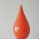 Scandinavian drop pendant light 1960