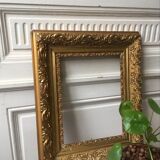Old gilded wood frame
