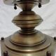 Gold metal ceiling light 1950/60