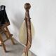 Lampadaire bronze et corde 1970