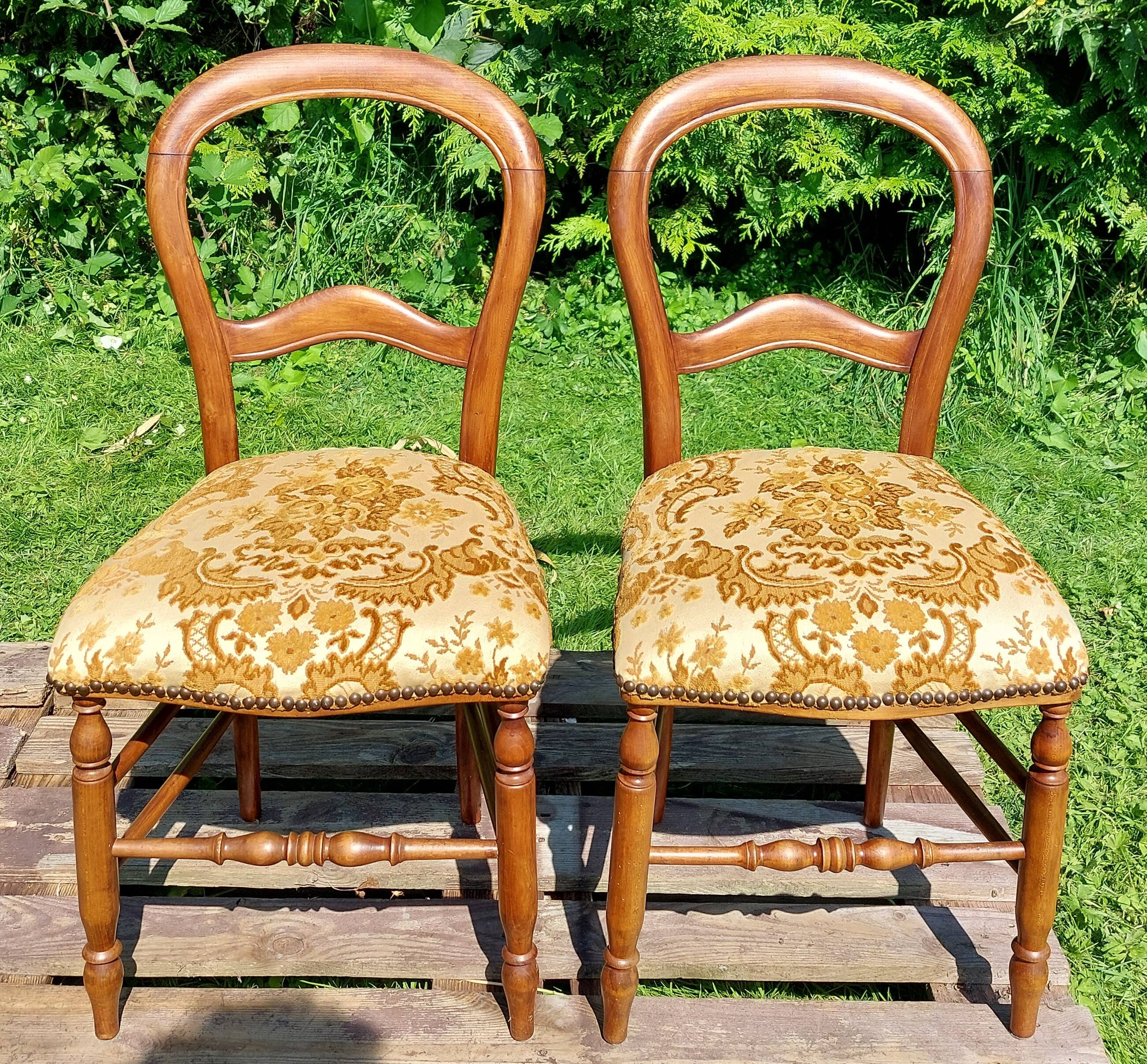 Duo de Chaises Louis Philippe