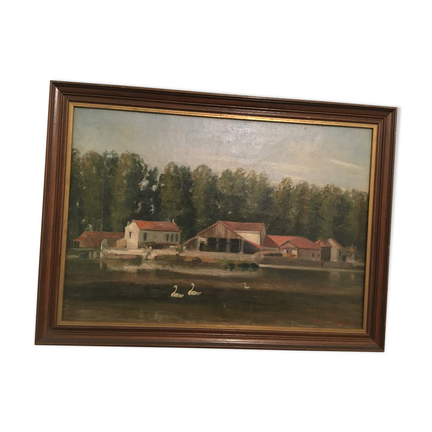 Table 'farm at the edge of water"