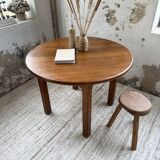 Round oak table 1950