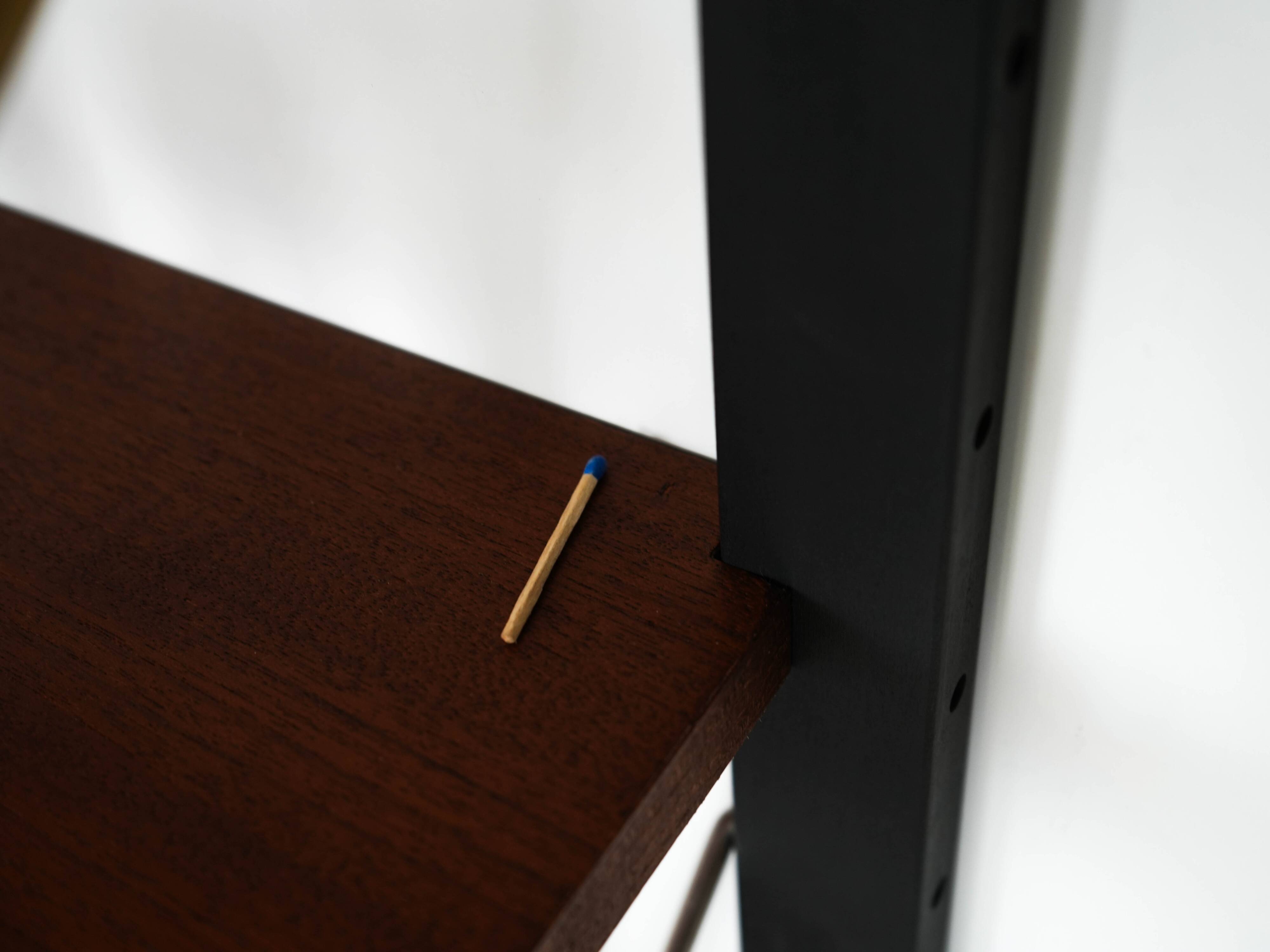 Teak wall unit, Danish design, 1960s, production: Denmark