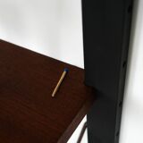 Teak wall unit, Danish design, 1960s, production: Denmark