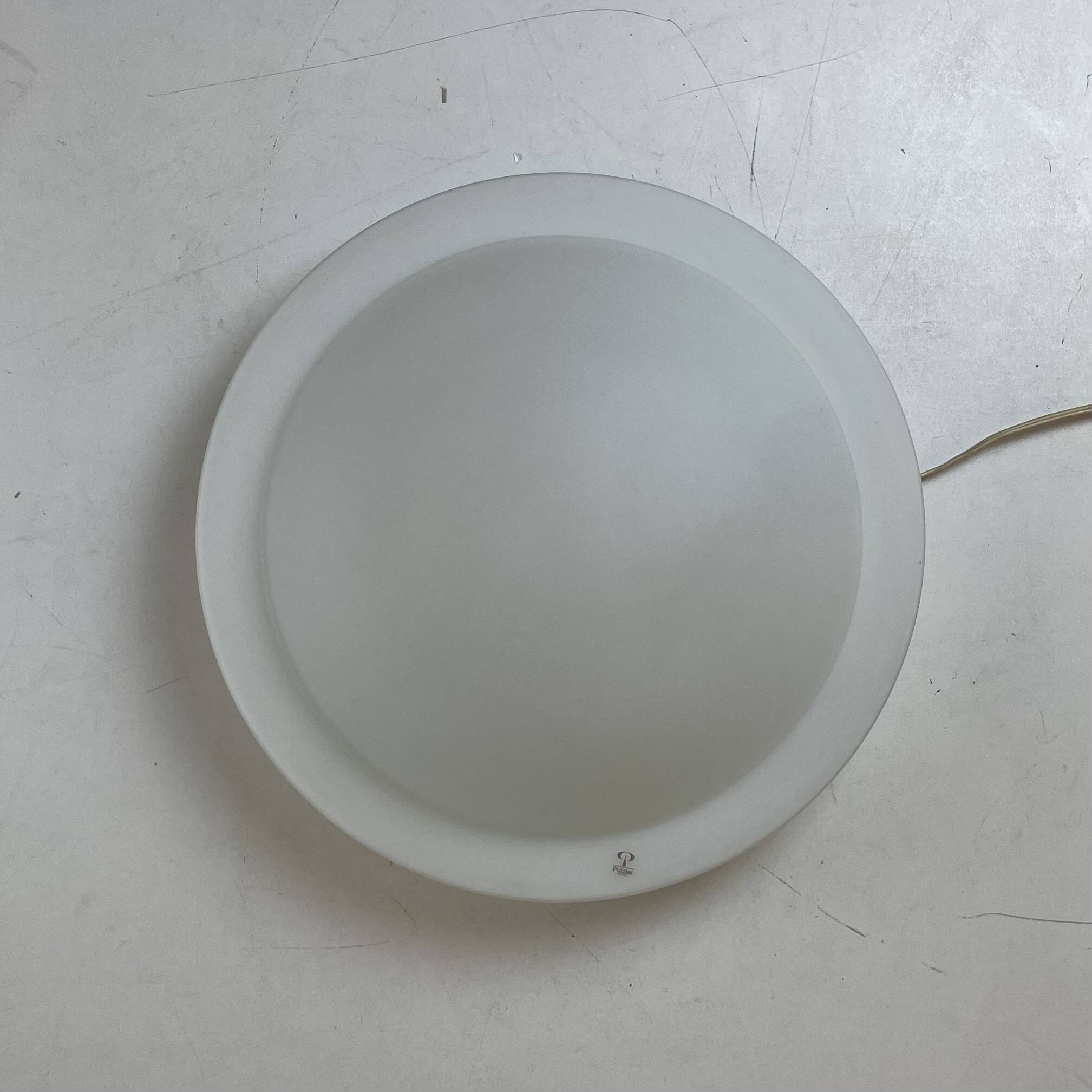 Opaline Ceiling Lamp by Peill+Putzler, Germany, 1980s