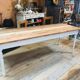 Large white fir country table 1930s